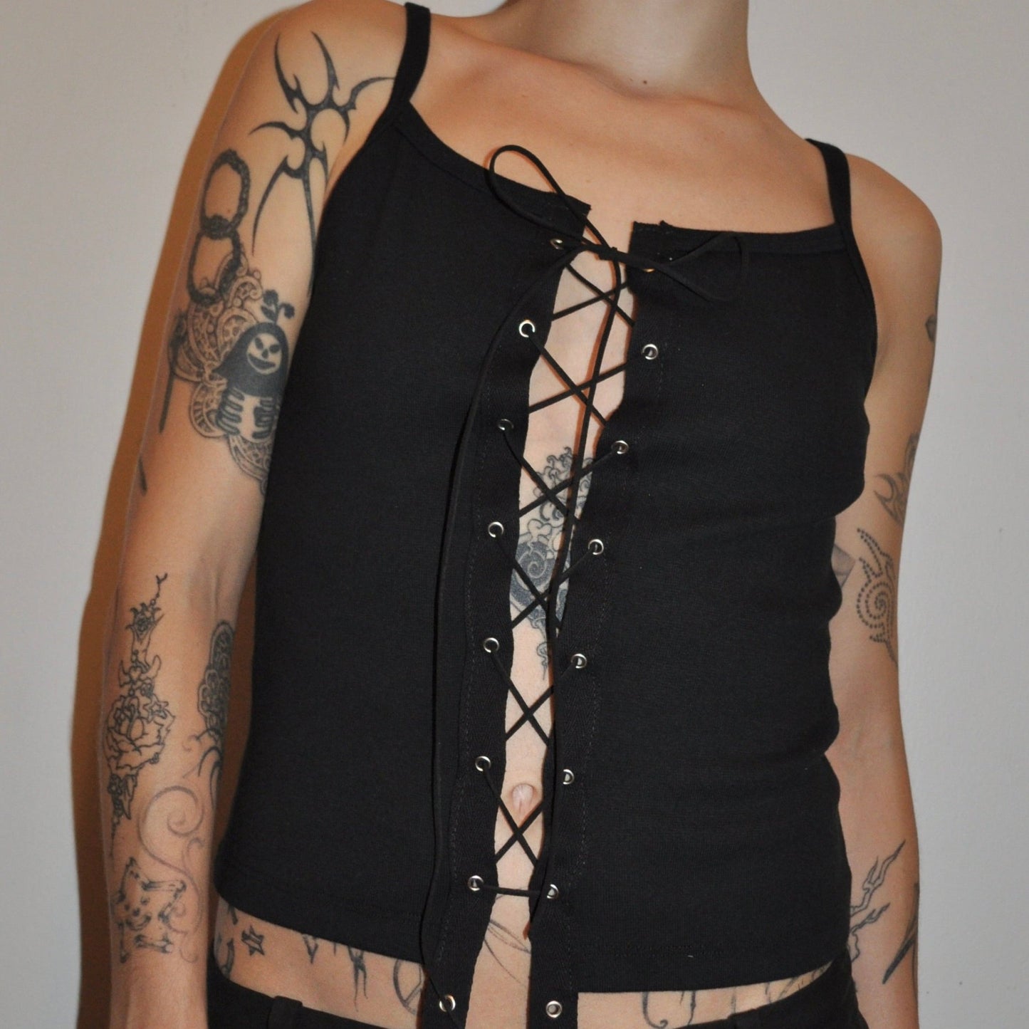laced cami ~ black - play pretend