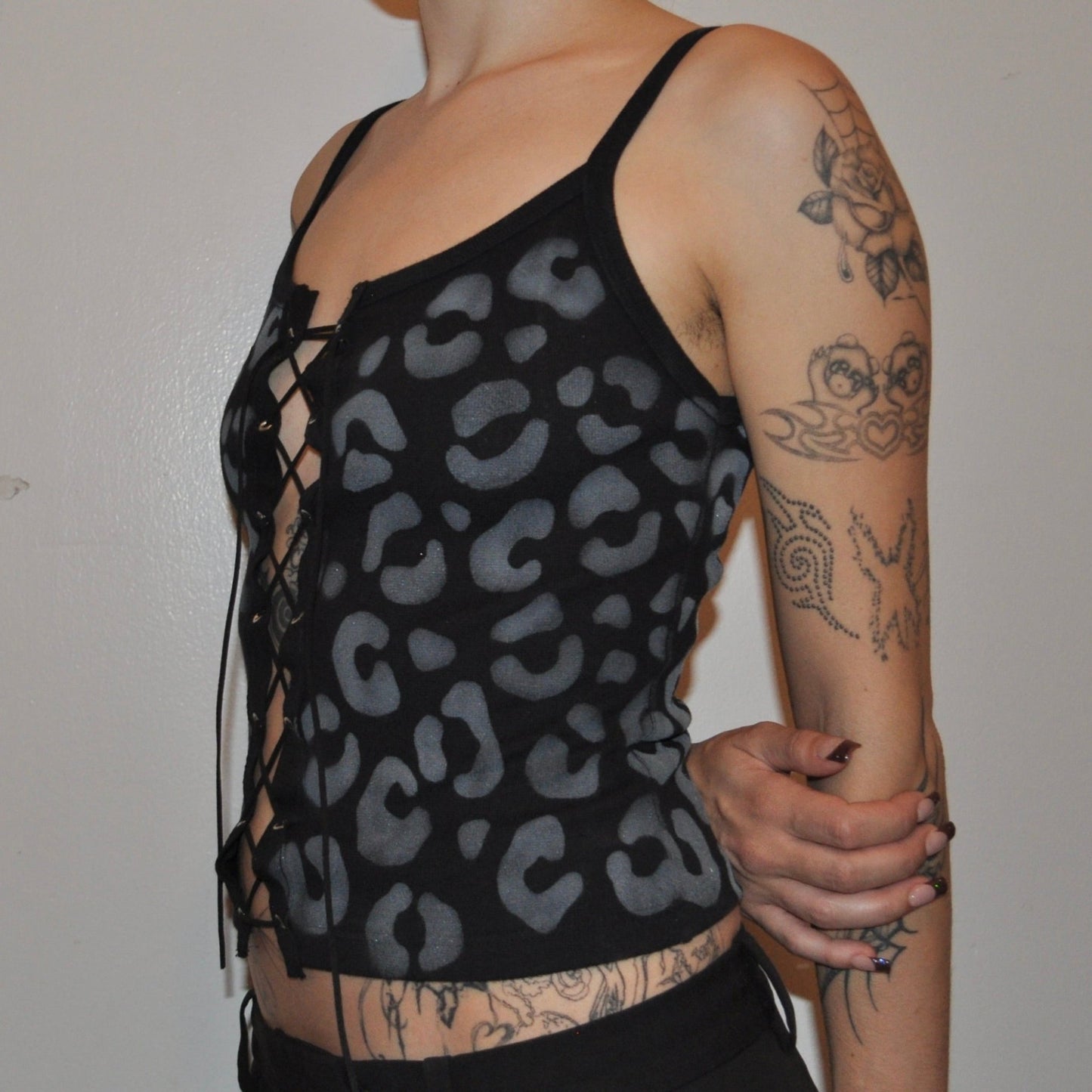 laced cami ~ cheetah - play pretend