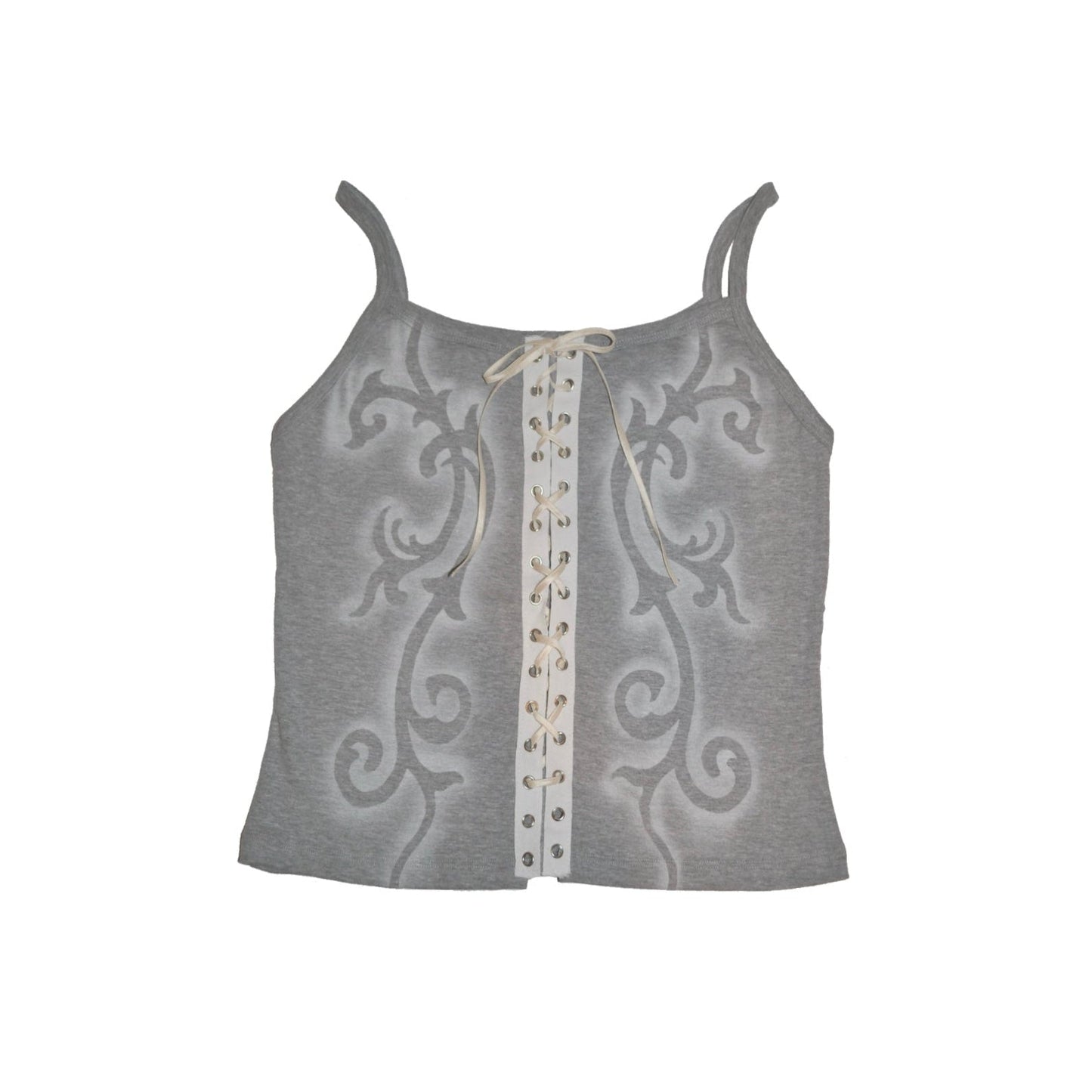 laced cami ~ grey - play pretend