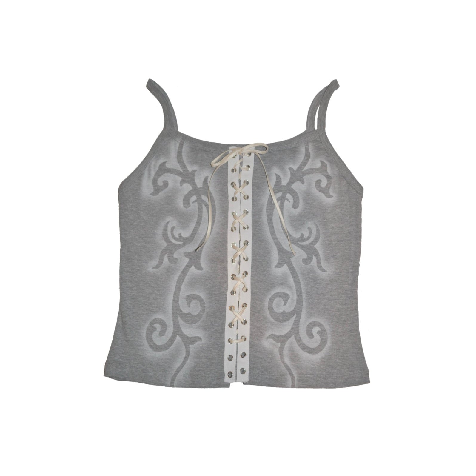 laced cami ~ grey - play pretend