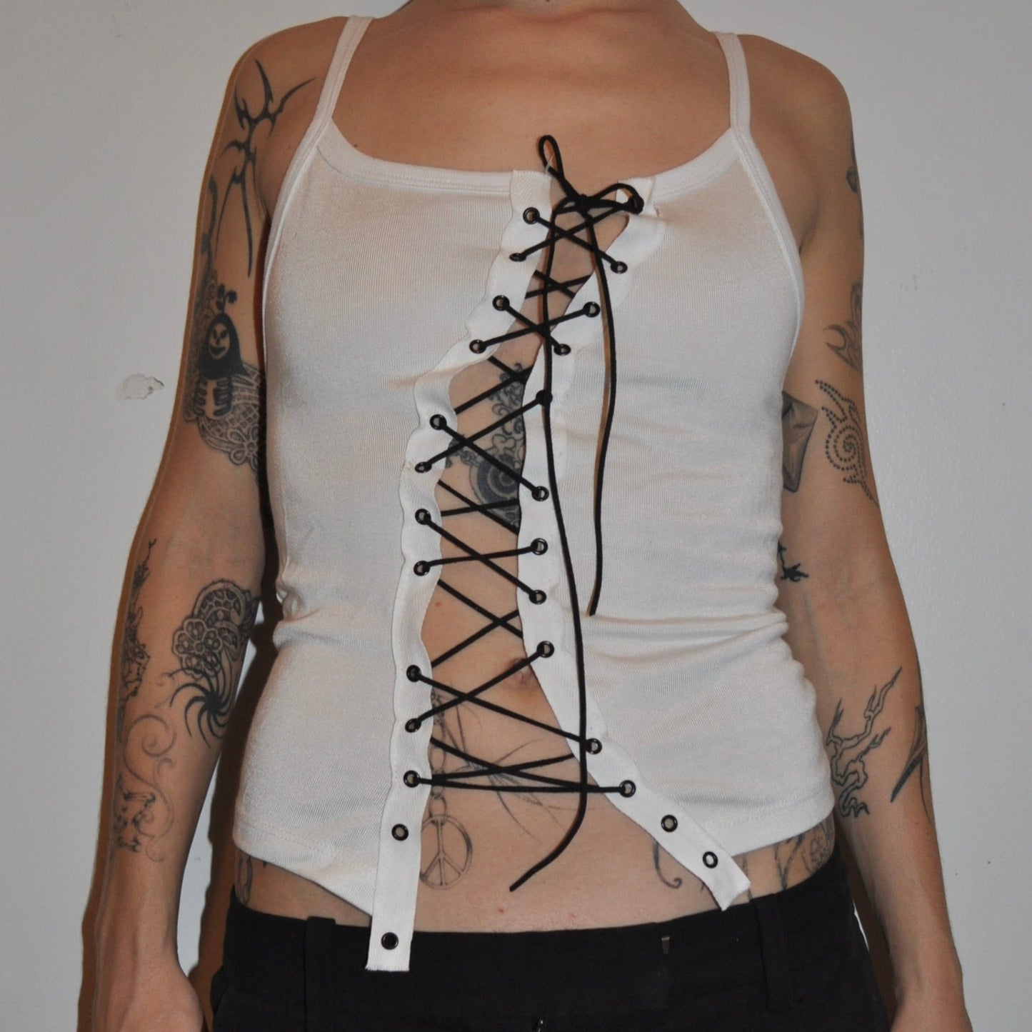 laced cami ~ white - play pretend