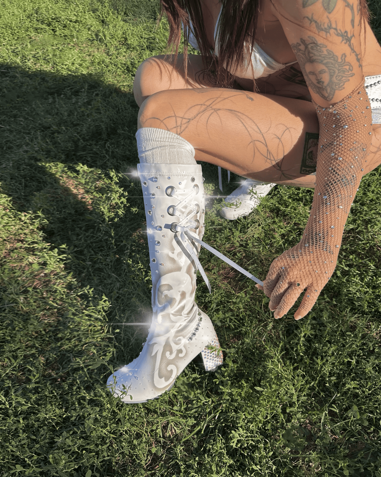 play pretend x badgirlblingg boots - play pretend