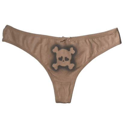 skull thong - play pretend